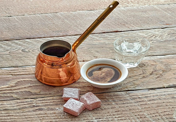 درست کردن قهوه ترک